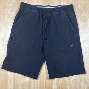 Mack Weldon For Daily Wear Men's Sweat Shorts Black Zip Pockets Size Medium
